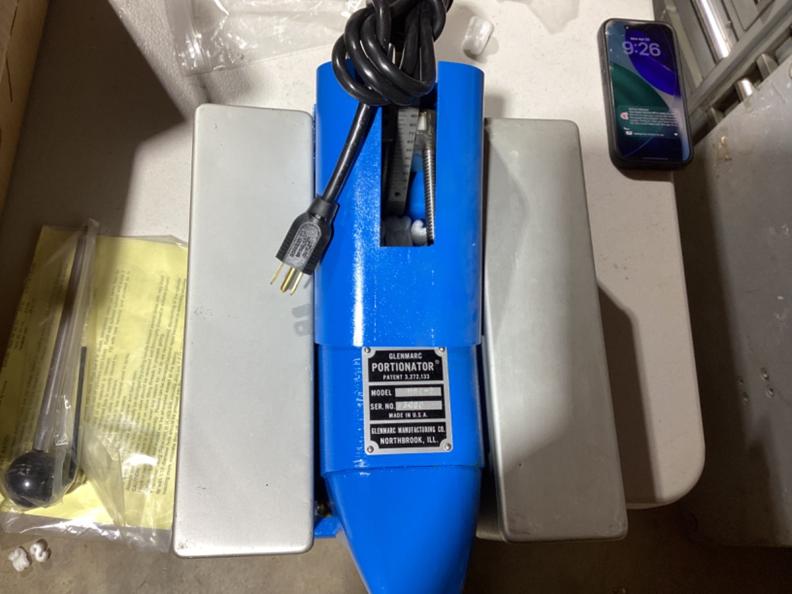 Glenmarc Portionator Model MBT-2 115v Hardener & Resin Mixer
