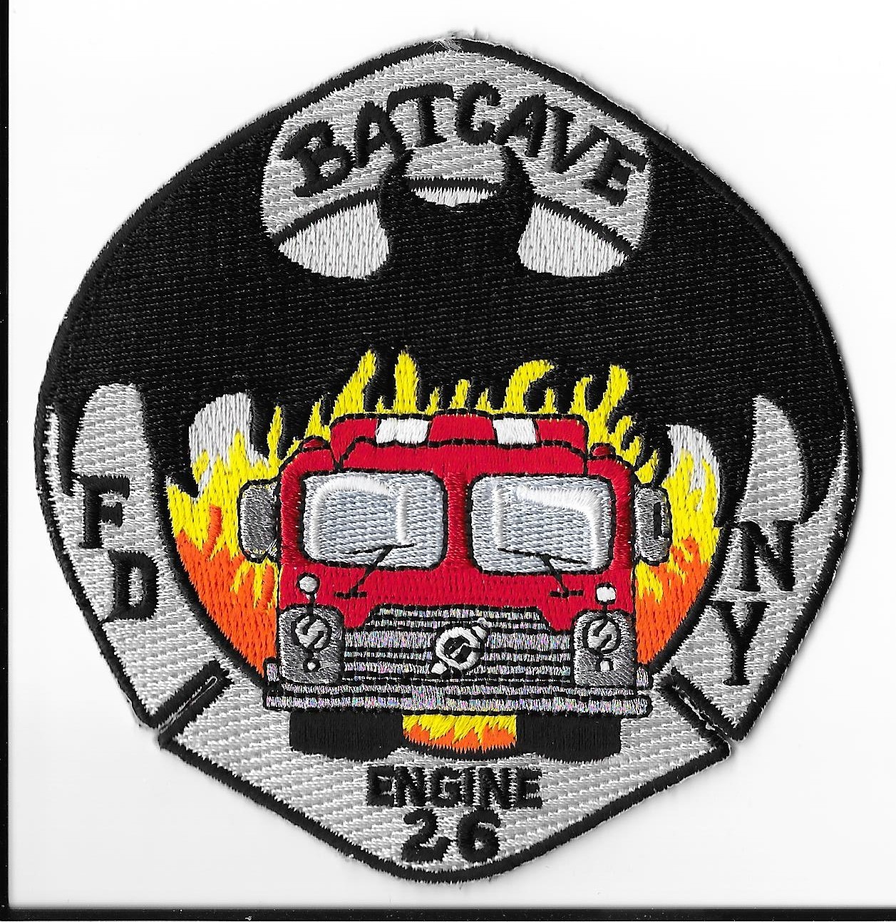 New York Fire Department (FDNY) Engine 26 Batcave Patch V2
