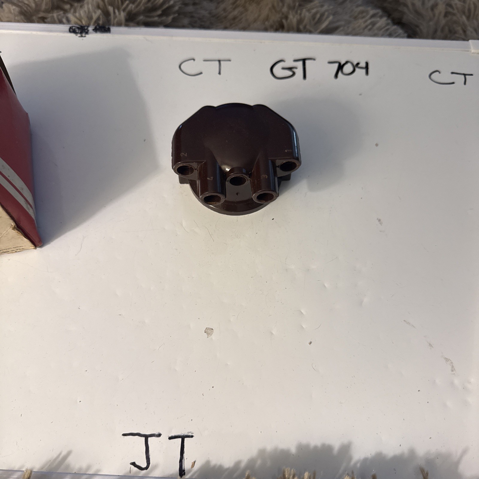 (1) Vintage Essex 7-226 Niehoff WA429 Distributor Cap Fiat 1950-64 Nos OEM