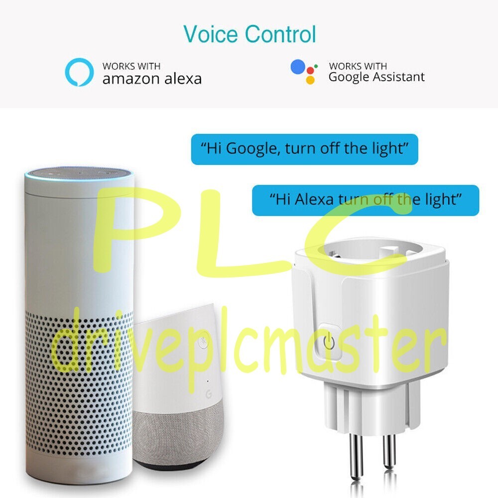 Smart Socket EU 16A AC100-240V Tuya Smart Socket Wifi Smart Plug Power Outlet #d