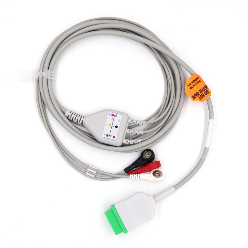 11 pin 3 Leads ECG EKG one-piece ECG Cable Fit For GE-marqutte , Dash PRO 3000