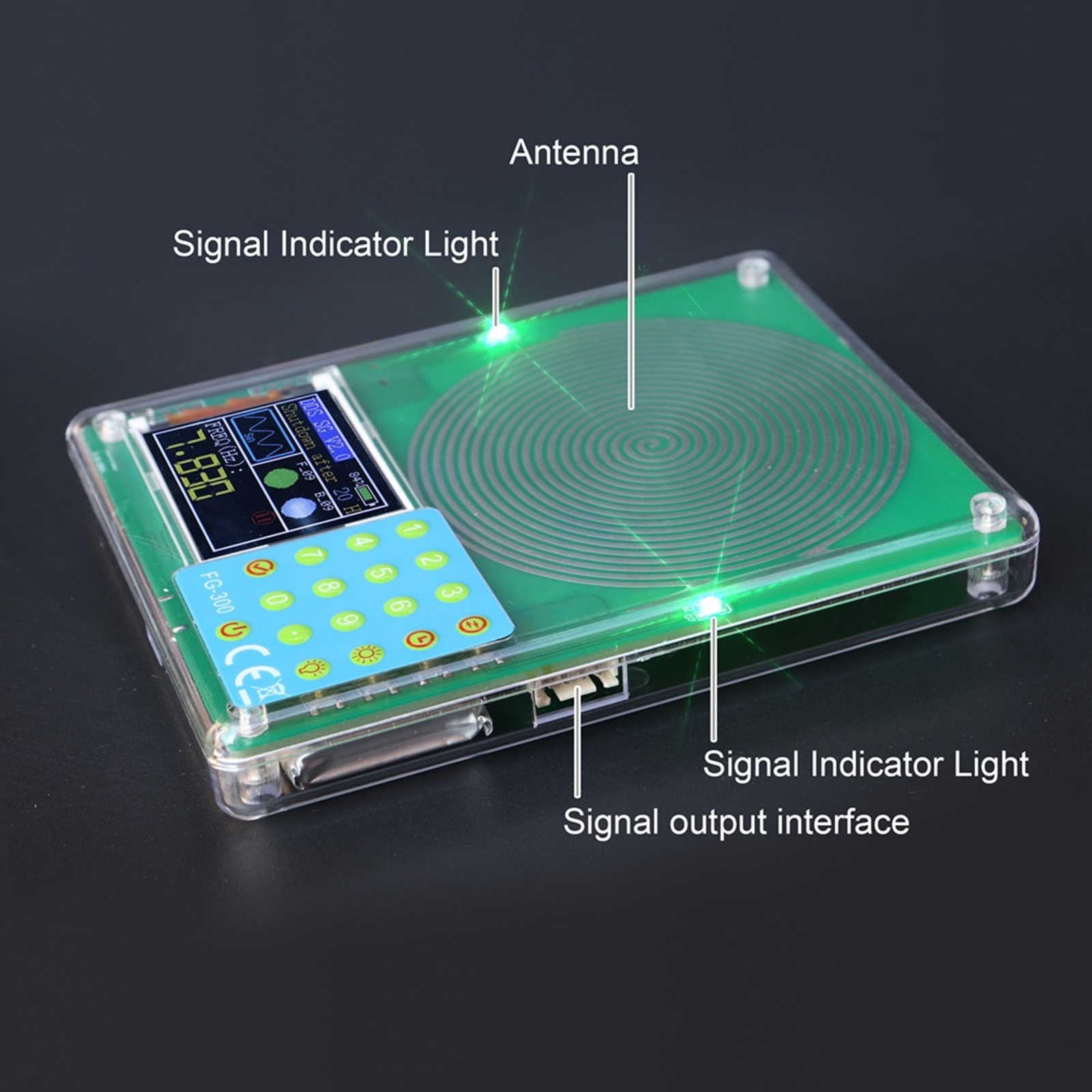 Schumann Resonance Frequency Generator with Numeric Keypad and Auto-Off Timer
