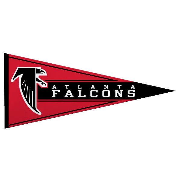 Atlanta Falcons Retro Mini Pennant 4”x9" NFL Felt Flag Football Wall Decor New