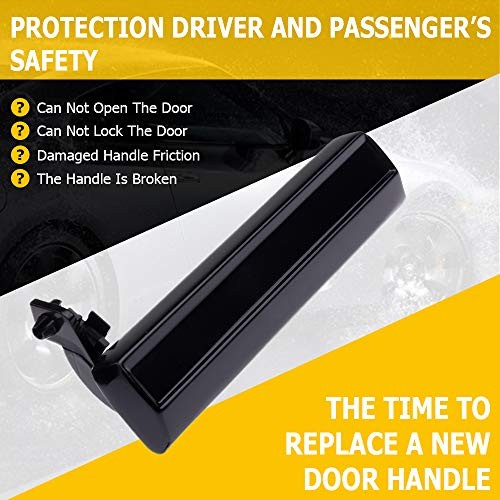 Door Handle Exterior Front Passenger Right Side Replacement fit 1985-1994 for