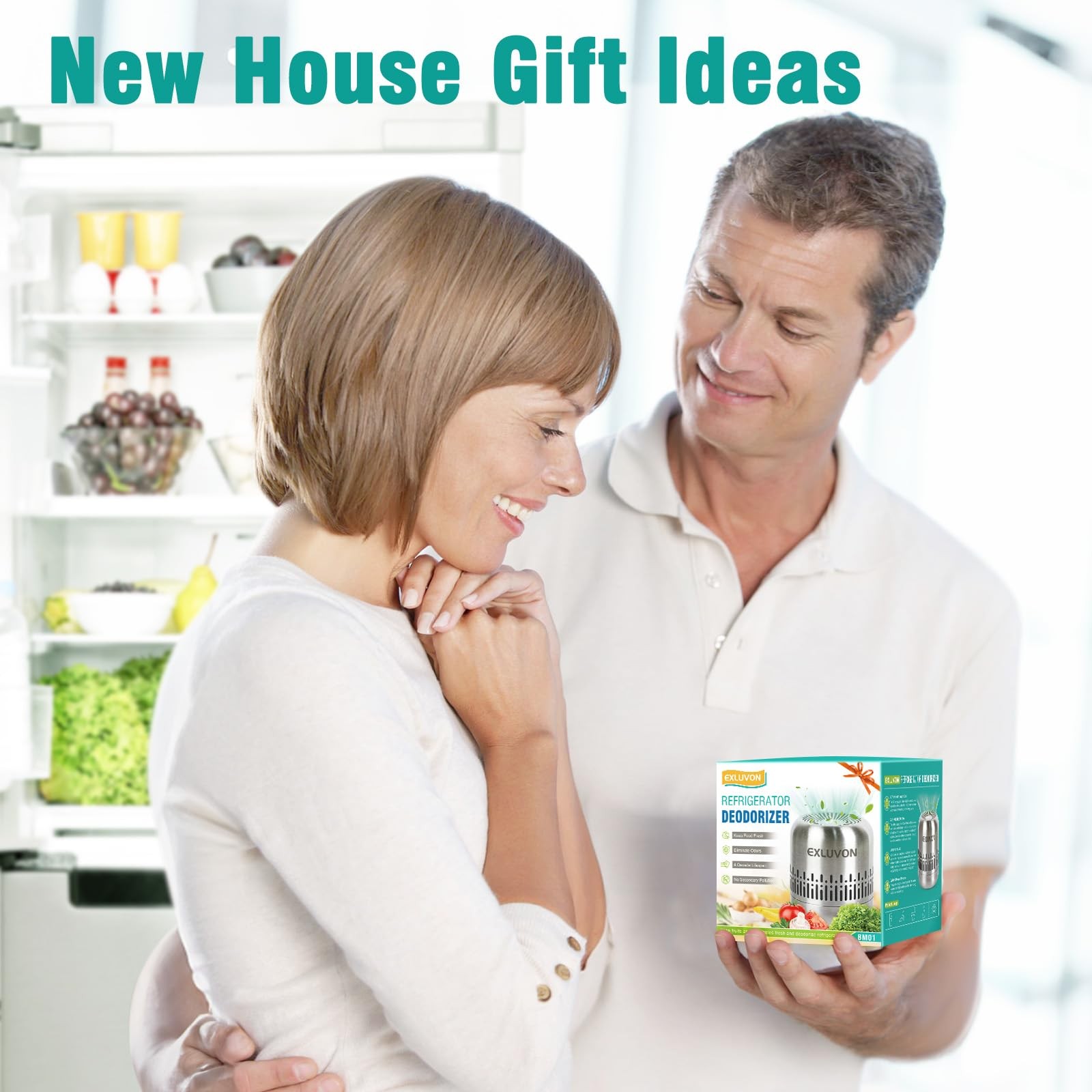 Refrigerator Deodorizer,Lasts for 10 Years Fridge Deodorizer Kitchen Gadgets ...