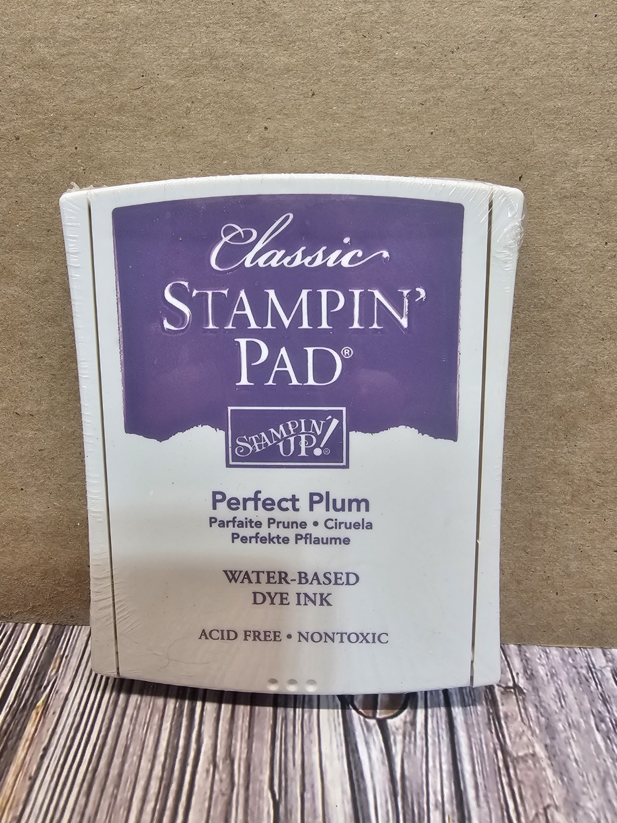STAMPIN' UP! PERFECT PLUM Classic Ink pad NEW NEVER OPENED Water Based Ink