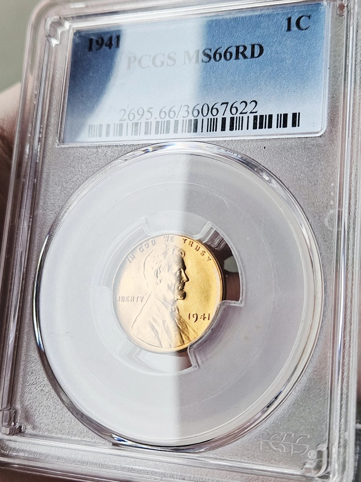 1941 PCGS MS66 RD Lincoln Cent VSS DDO