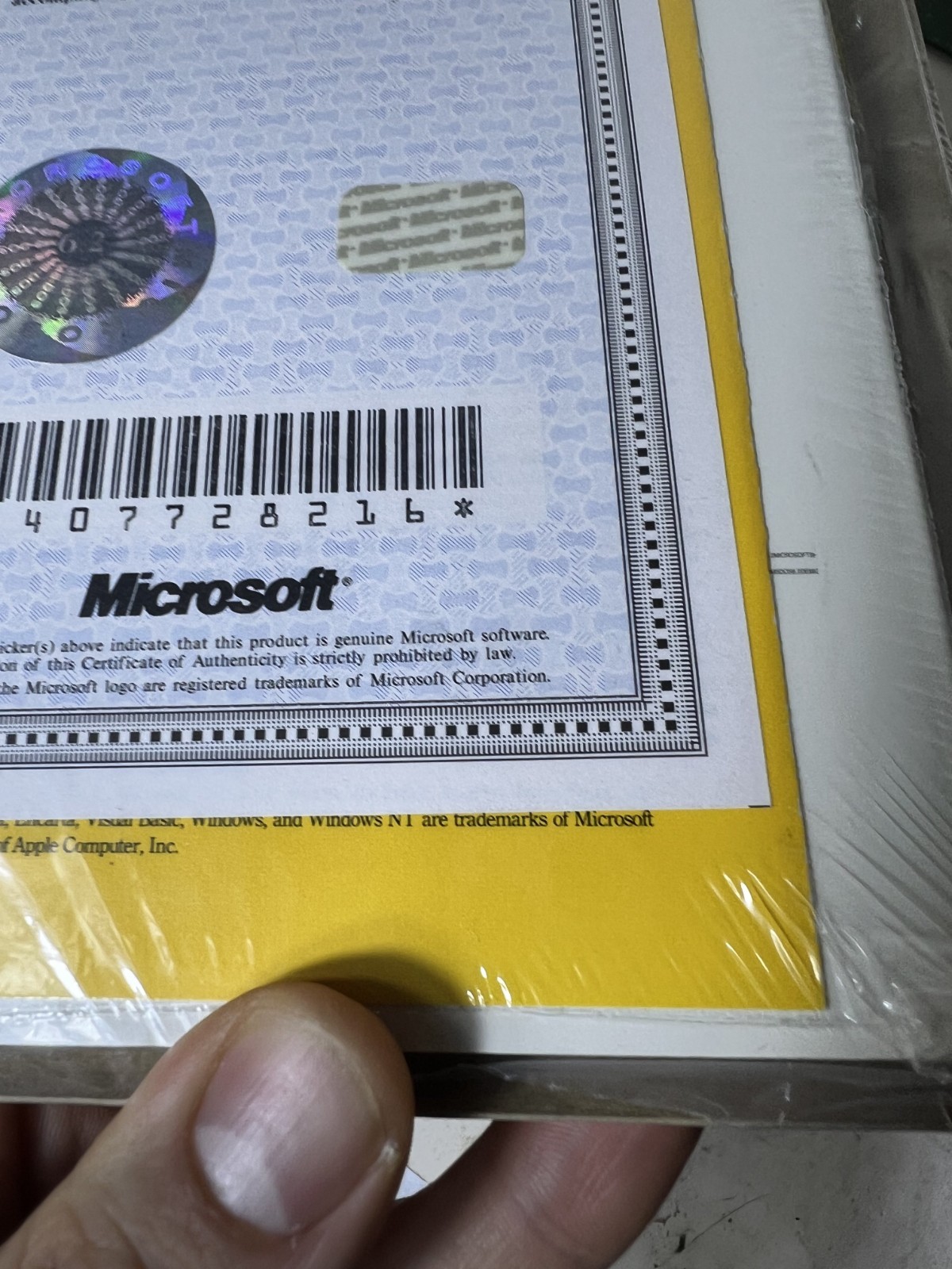Microsoft© MS-DOS® 6.2 w/COA User's Guide and 3.5" Diskettes NEW UNOPENED SEALED