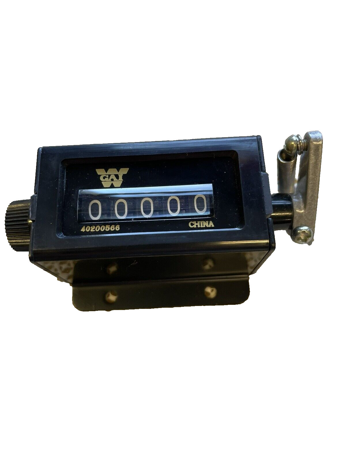2 Pack- 5 Digit Mechanical Re-settable pull-stroke tally counter Machine Counter