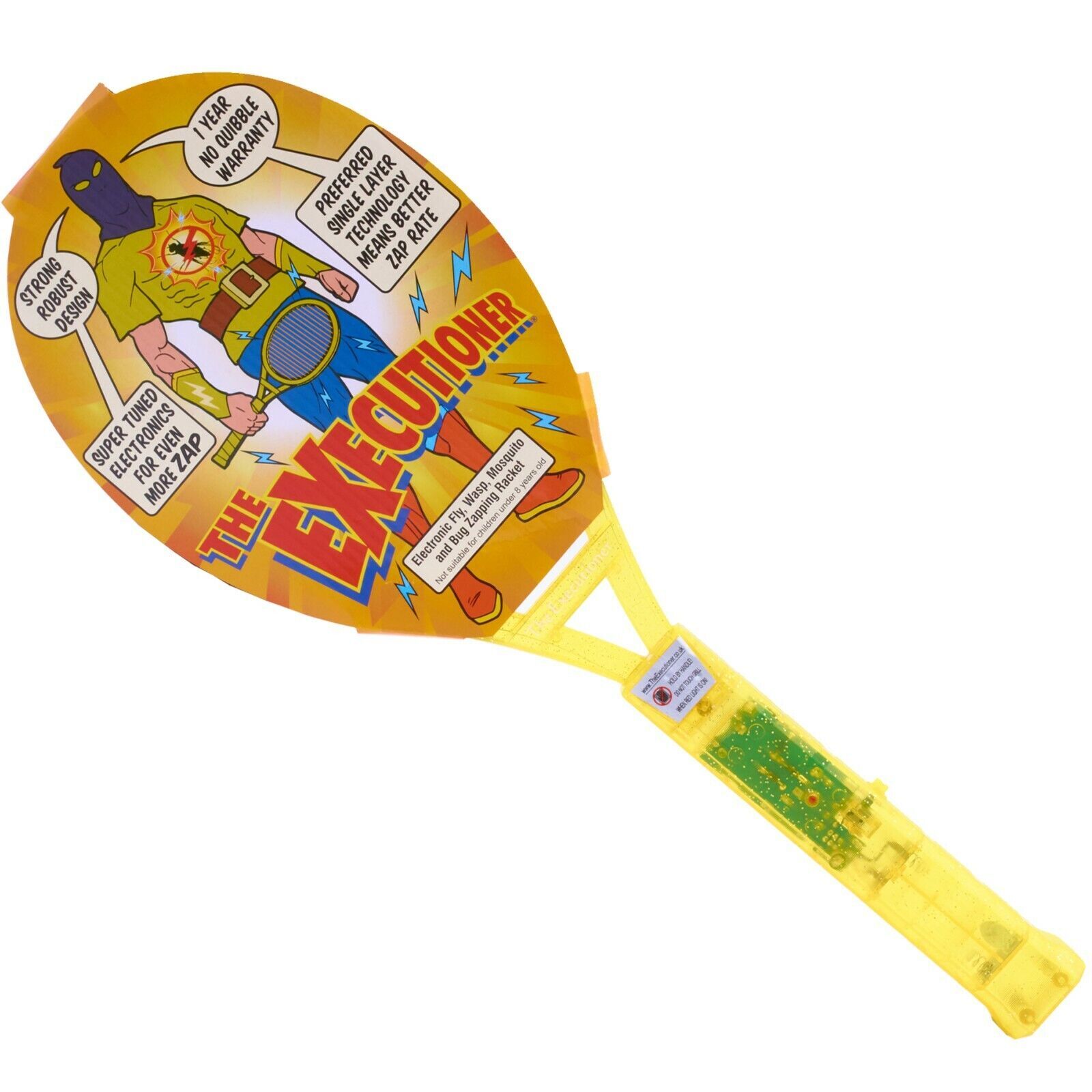 Bug Zapper Racket Electric Fly Killer Wasp Mosquito Pest Insect The Executioner