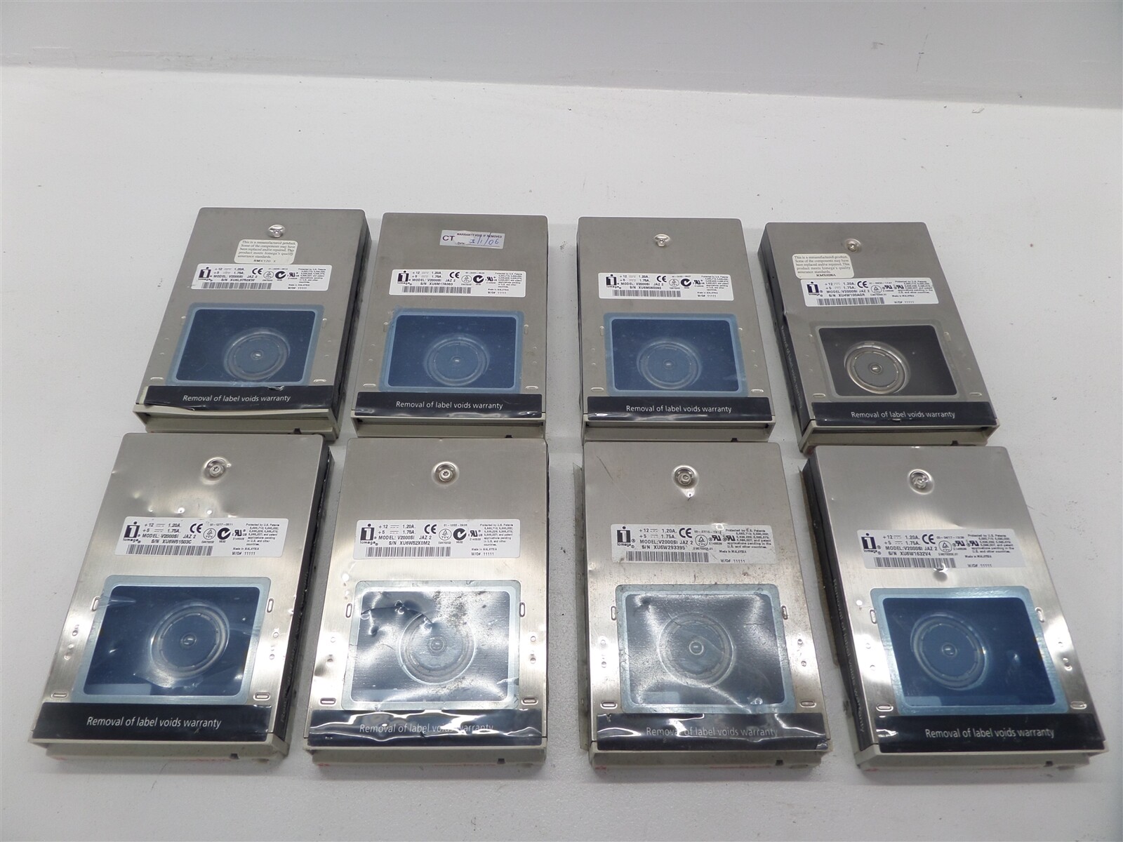 Lot Of 8 Iomega Jaz V2000Si 2GB SCSI Drive - Dented Casing
