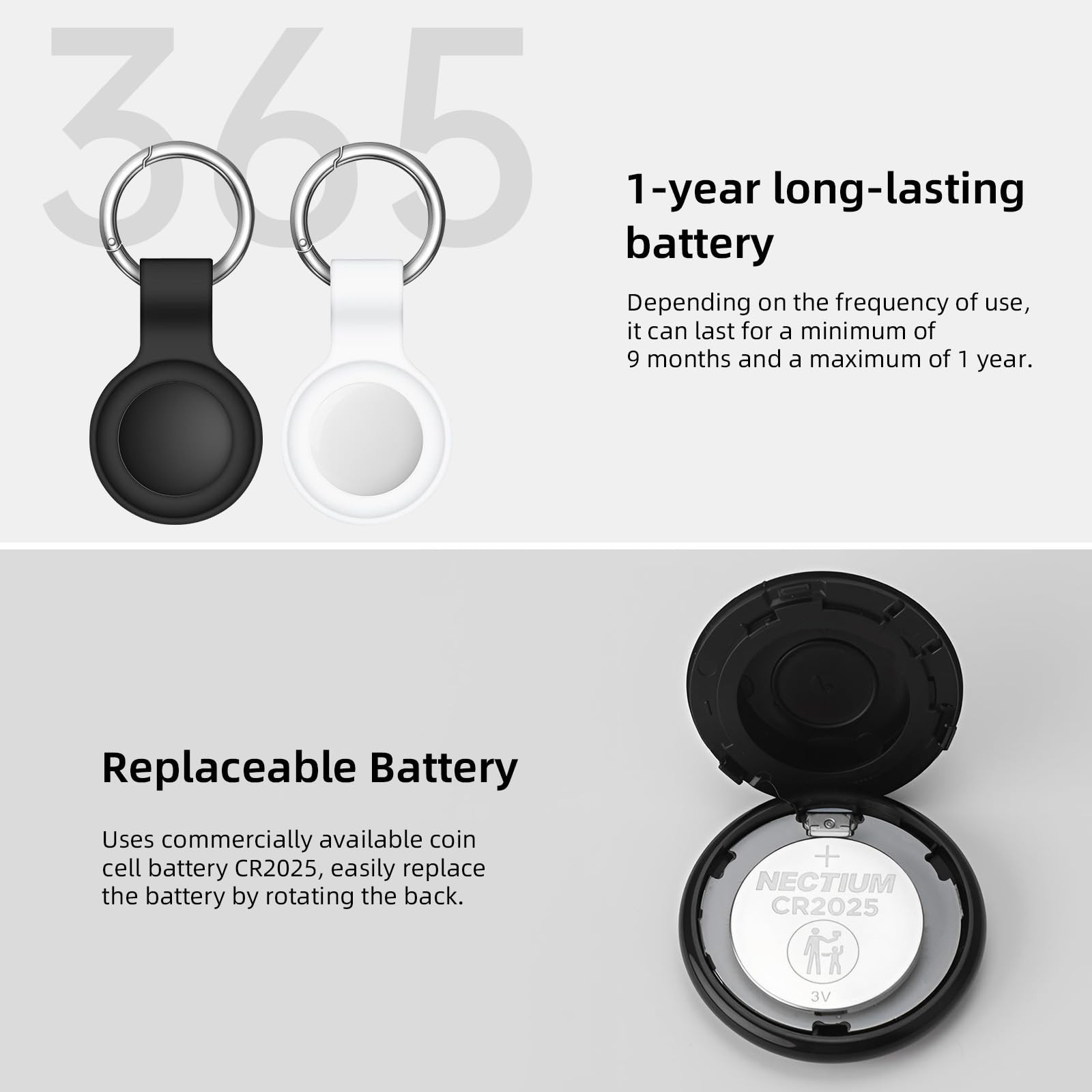 Air Tracker Tags-4 Pack[Apple MFi Certified] (iOS Only), Bluetooth Tracker fo...