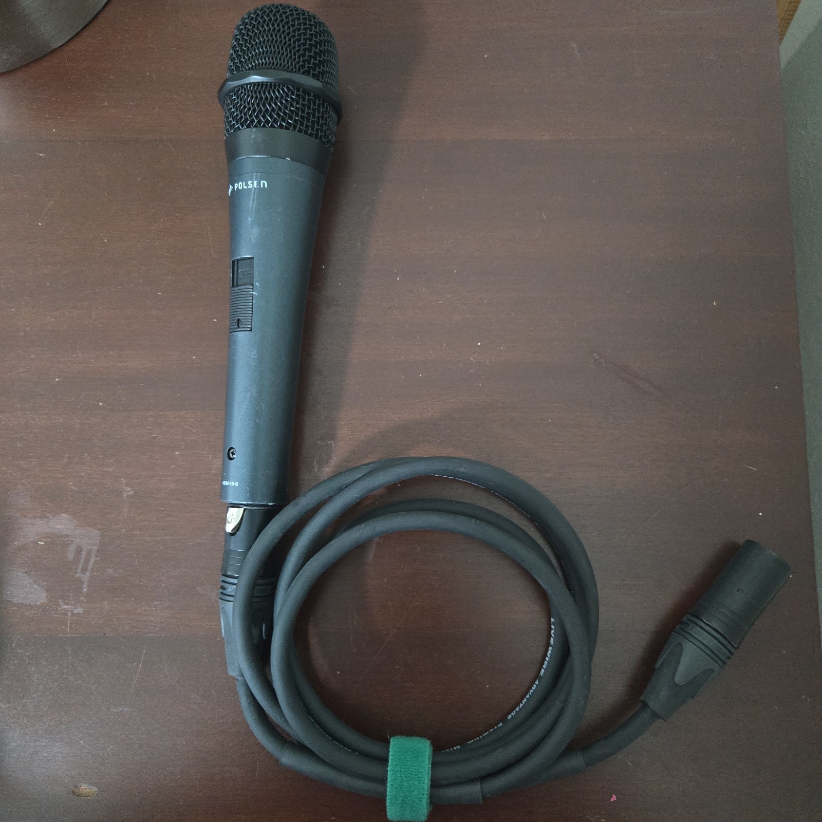 Polsen HDM-16-S Handheld Dynamic Performance Microphone w Live Wire Prem Cord