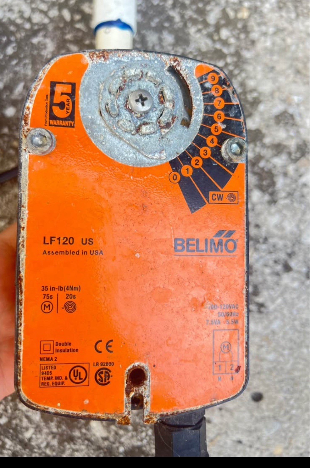 BELIMO LF120-S US Spring Return Actuator 100-120 VAC NEW IN PACKAGING