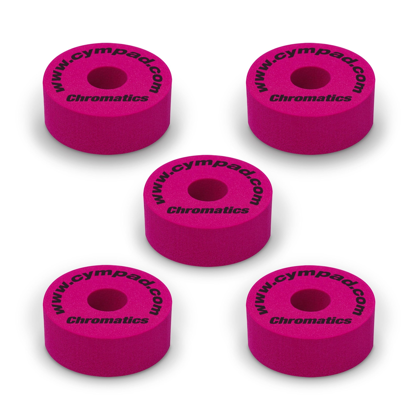 Chromatics Foam Cymbal Pad Set 40/15mm Crimson for Professional Drum Setup