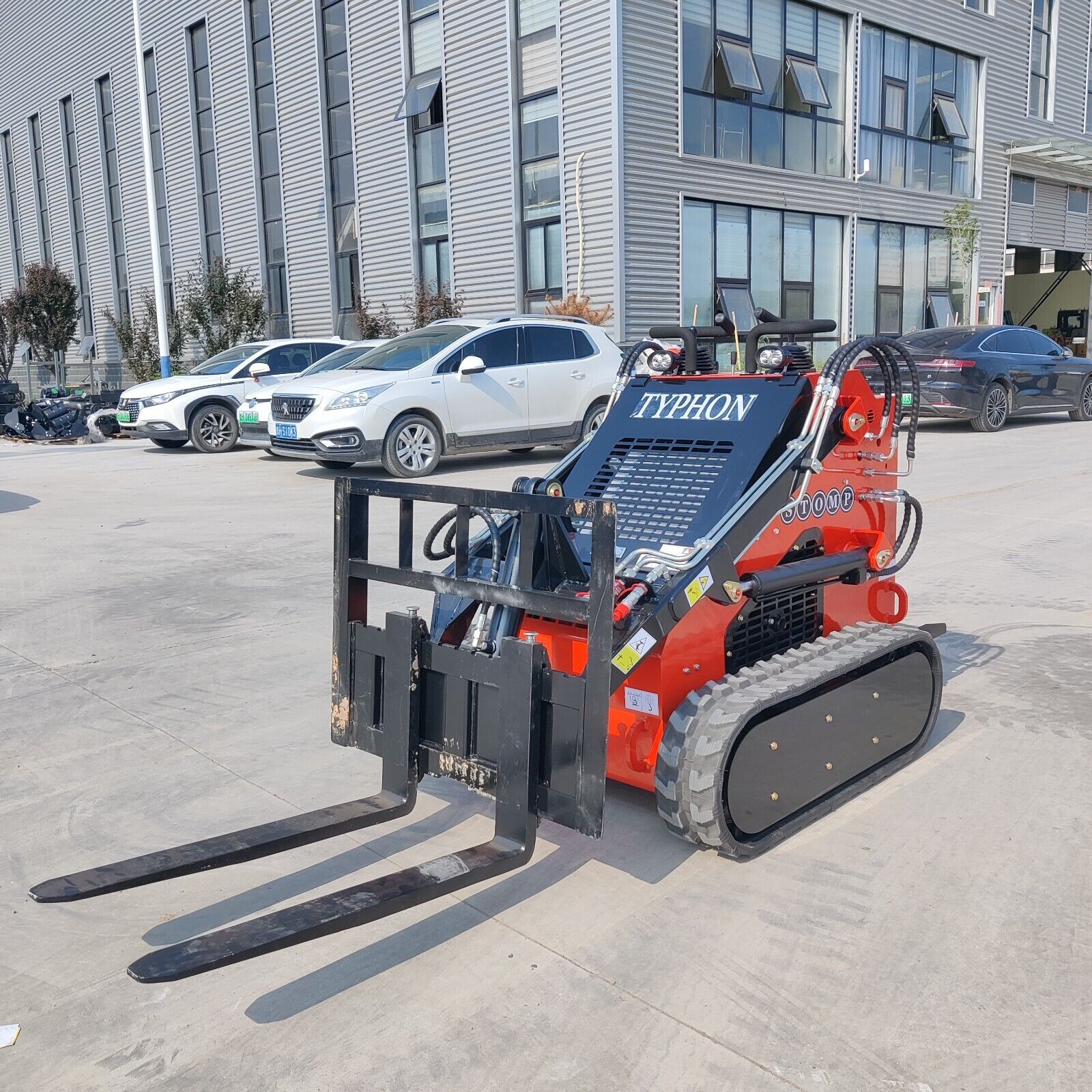 Loader Fork Pallet mini skid steer loader attachments for TYPHON STOMP SKIDSTEER