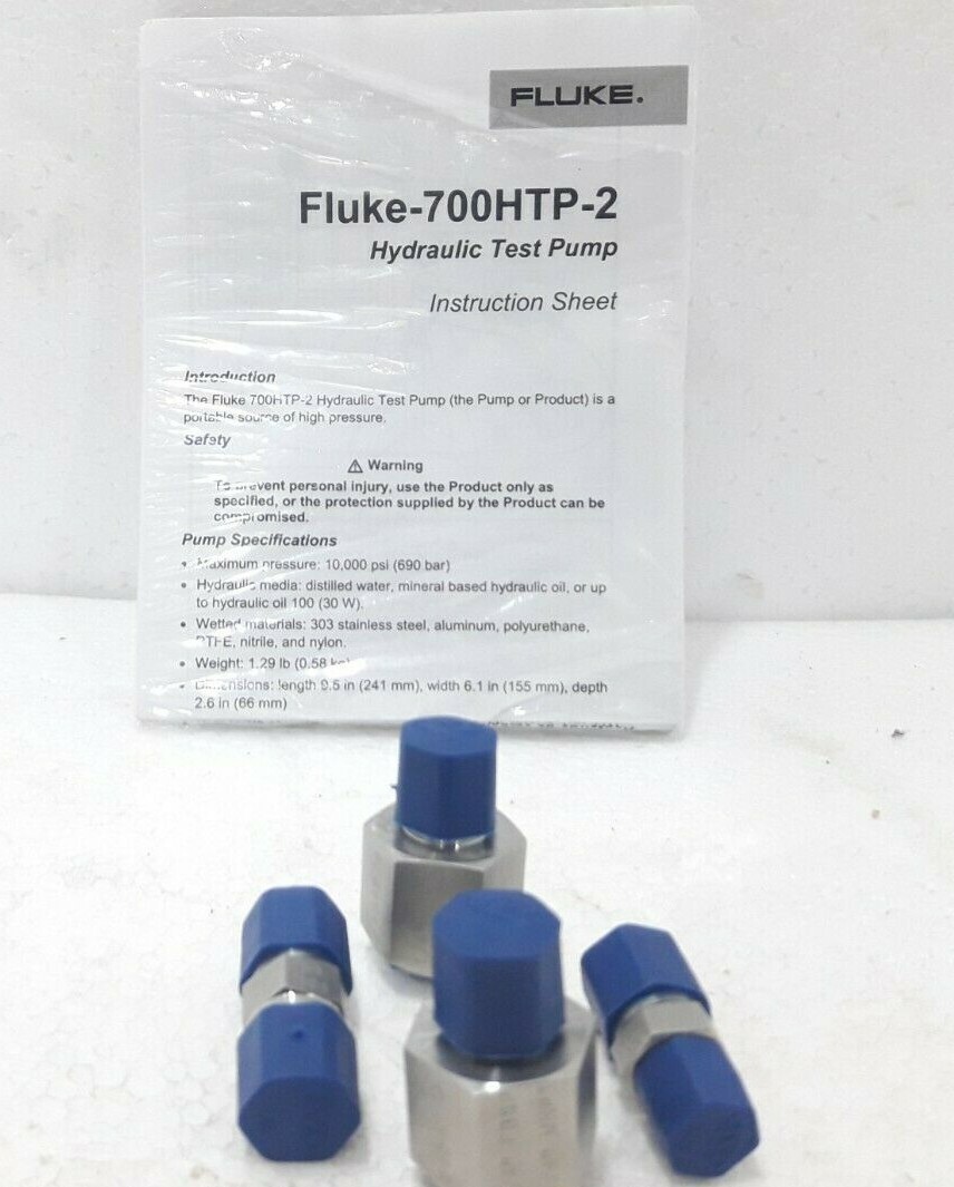 Fluke-700HTP-2 Hydraulic Test Pump Accesories #NEW