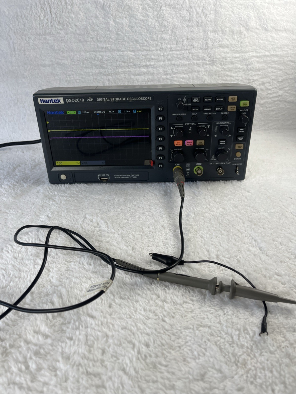 Hantek DSO2C10 Digital Storage Oscilloscope 2 Channels,Fast Wave Form Capture