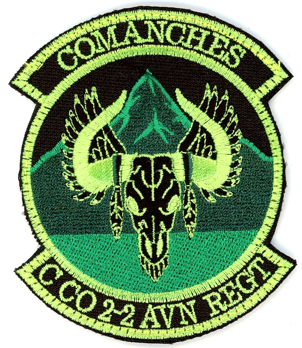 US Army Aviation Patch: C Company 2nd Battalion 2nd Aviation Comanches UH-60