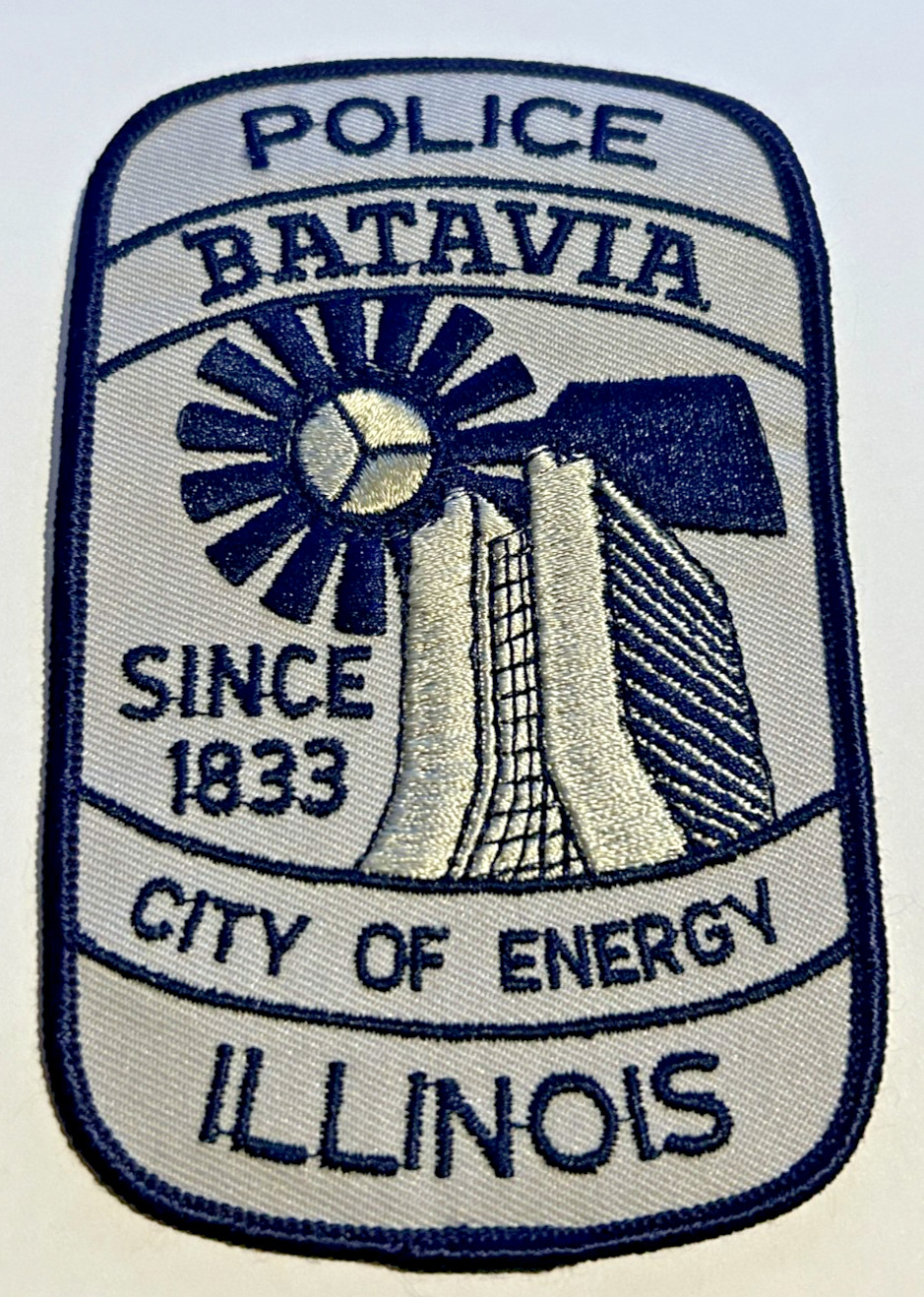 Batavia Illinois Police City of Energy Patch Unused