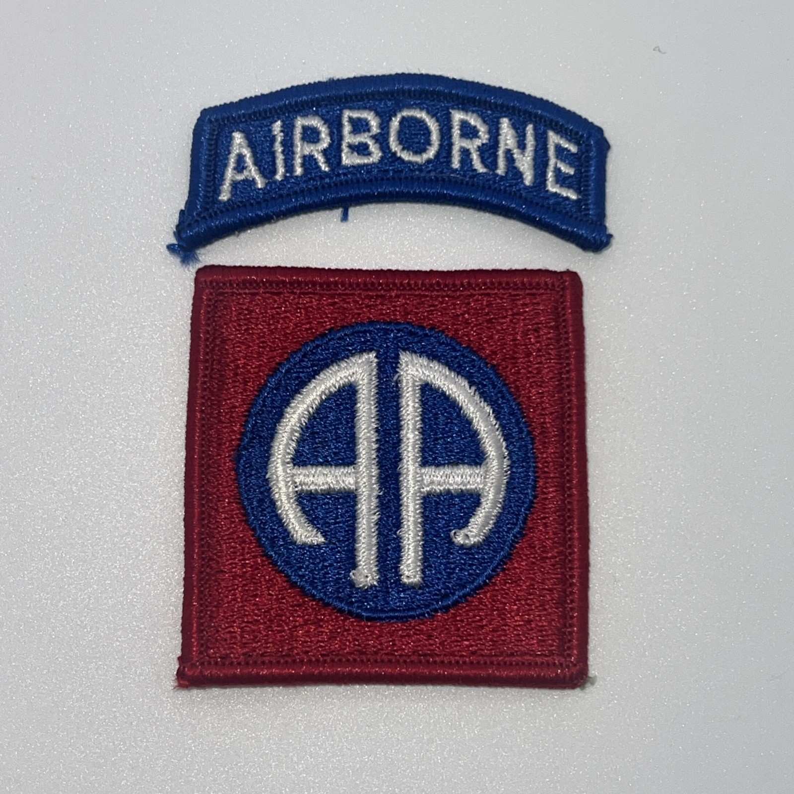 82nd AIRBORNE DIVISION PATCH / TAB SET - COLOR