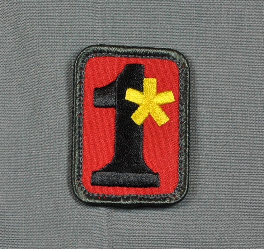 RED Firefighter 1 ASS-TO-RISK PATCH