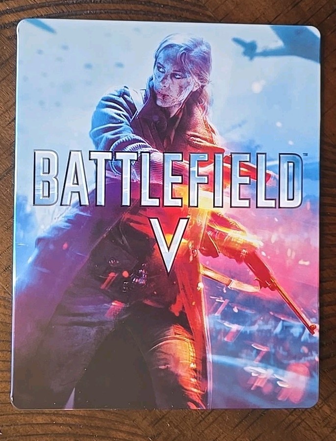 Battlefield V 5 PlayStation xbox no Game Steelbook steel book case only