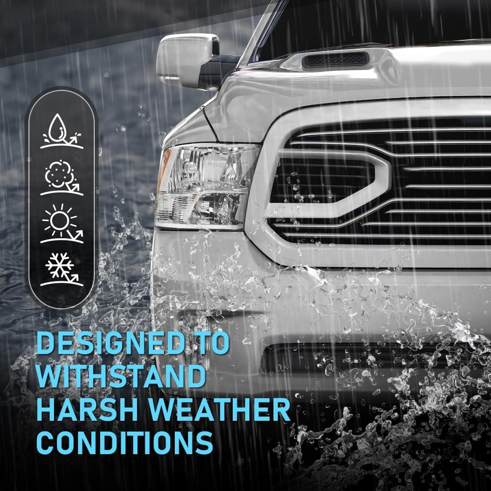 Front Headlights for 2009-2018 Dodge Ram 1500 2500 3500 Left Right Factory Style