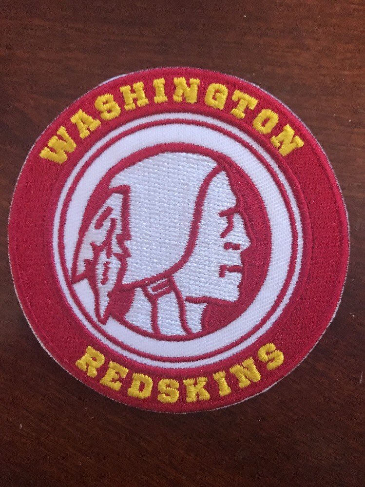Washington Redskins vintage embroidered iron on patch 3" x 3" NFL  Logo
