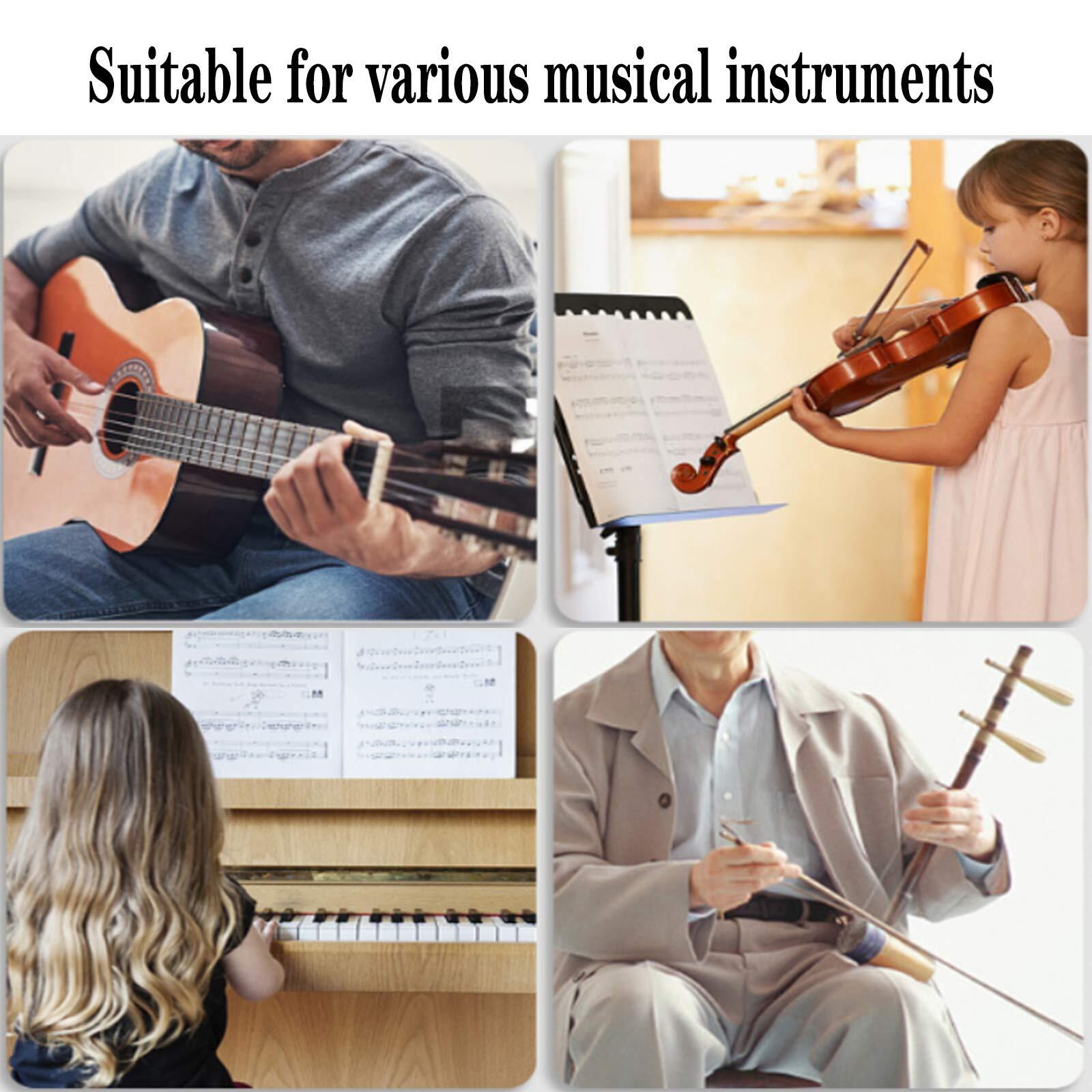 Music Folder A4 Black Plastic 20 Sleeves 40 Pages Spiral Binding Double-Sided