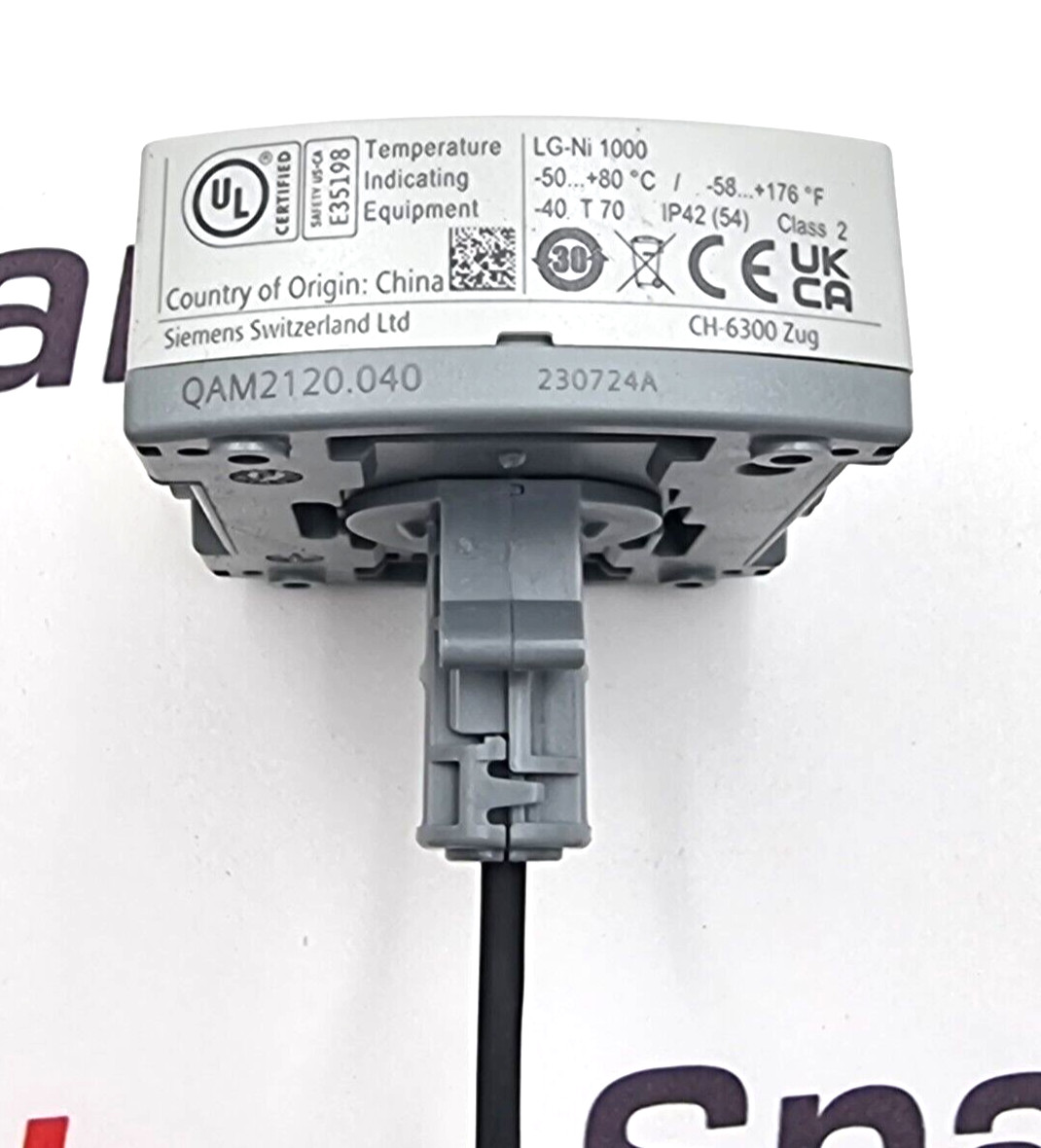 SIEMENS QAM2120.040 Duct Temperature Sensor
