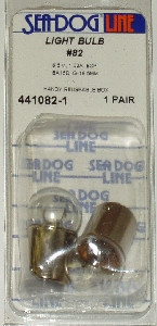 Sea Dog 441082-1 Bulb # 82 6.5V 2Pk