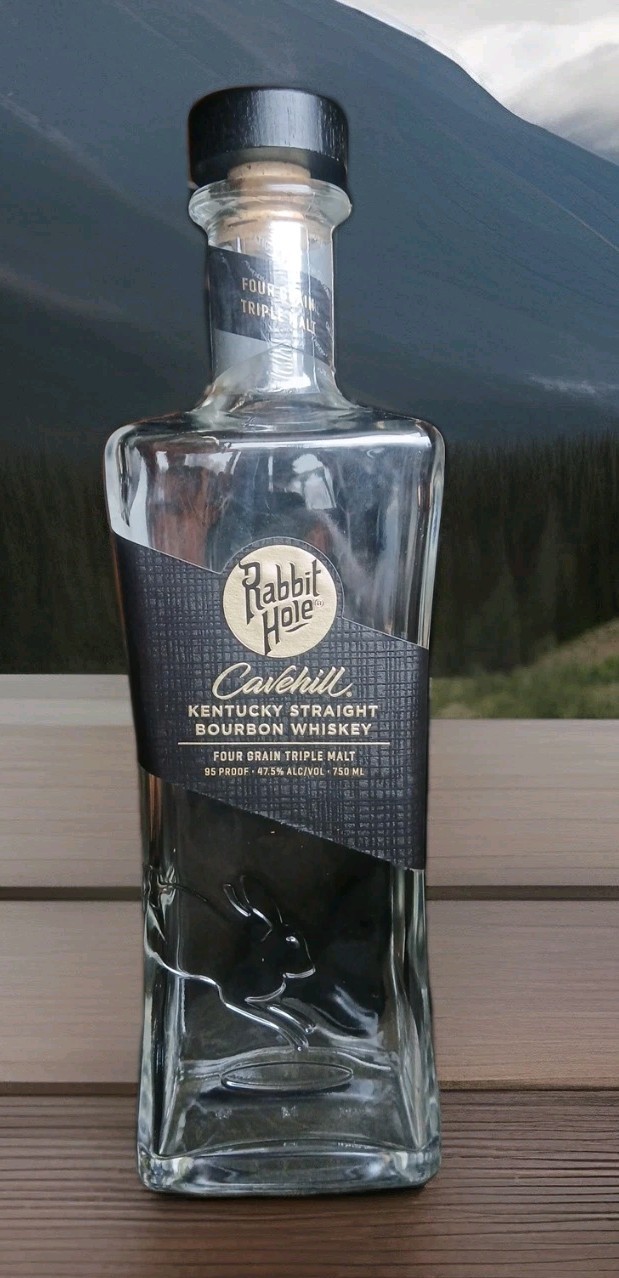 Rabbit Hole Bourbon Whiskey Bottle Empty With Stopper Louisville Kentucky