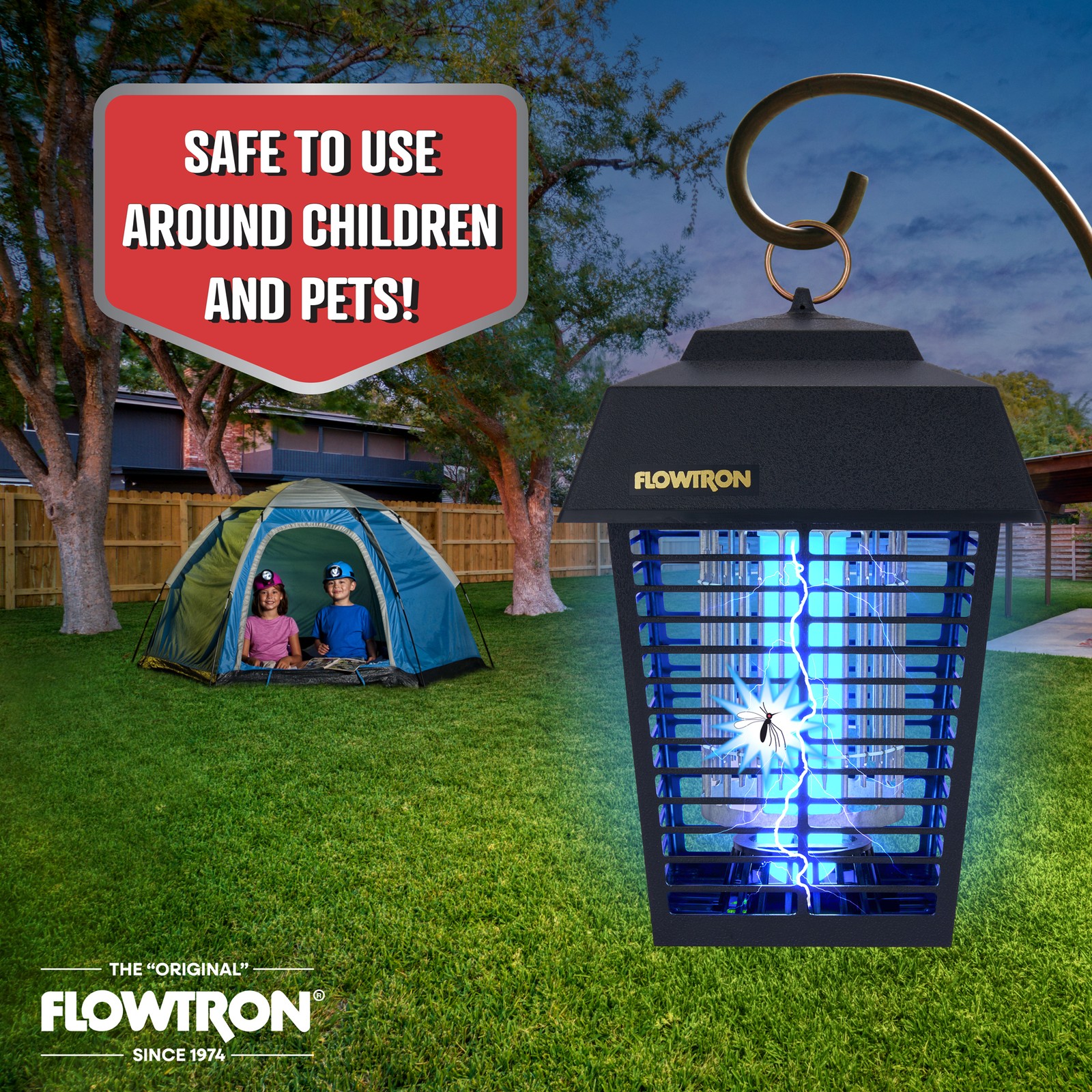 Flowtron Bug Zapper 1/2 Acre Mosquito Zapper & 5600V Killing Grid