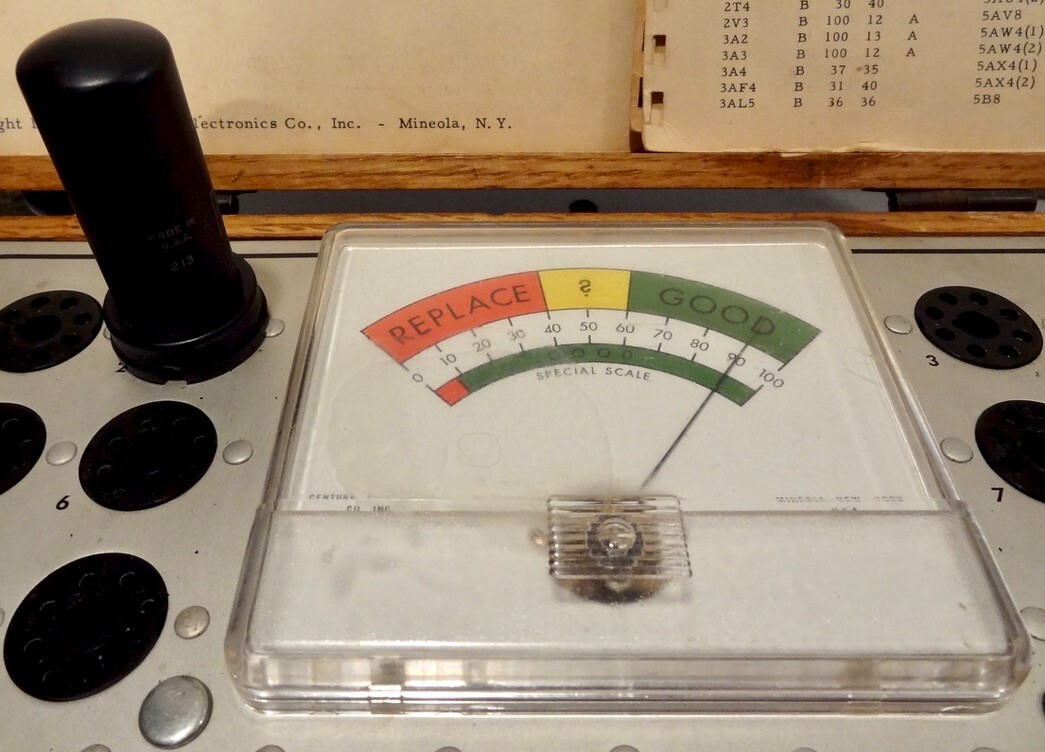 Vintage RCA 6AG7 Vacuum Tube, FC1  Tested, Very Strong