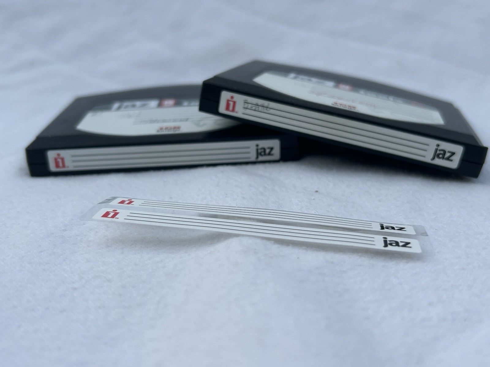 Iomega Jaz Disks 2 Count Tools 1GB Used ~