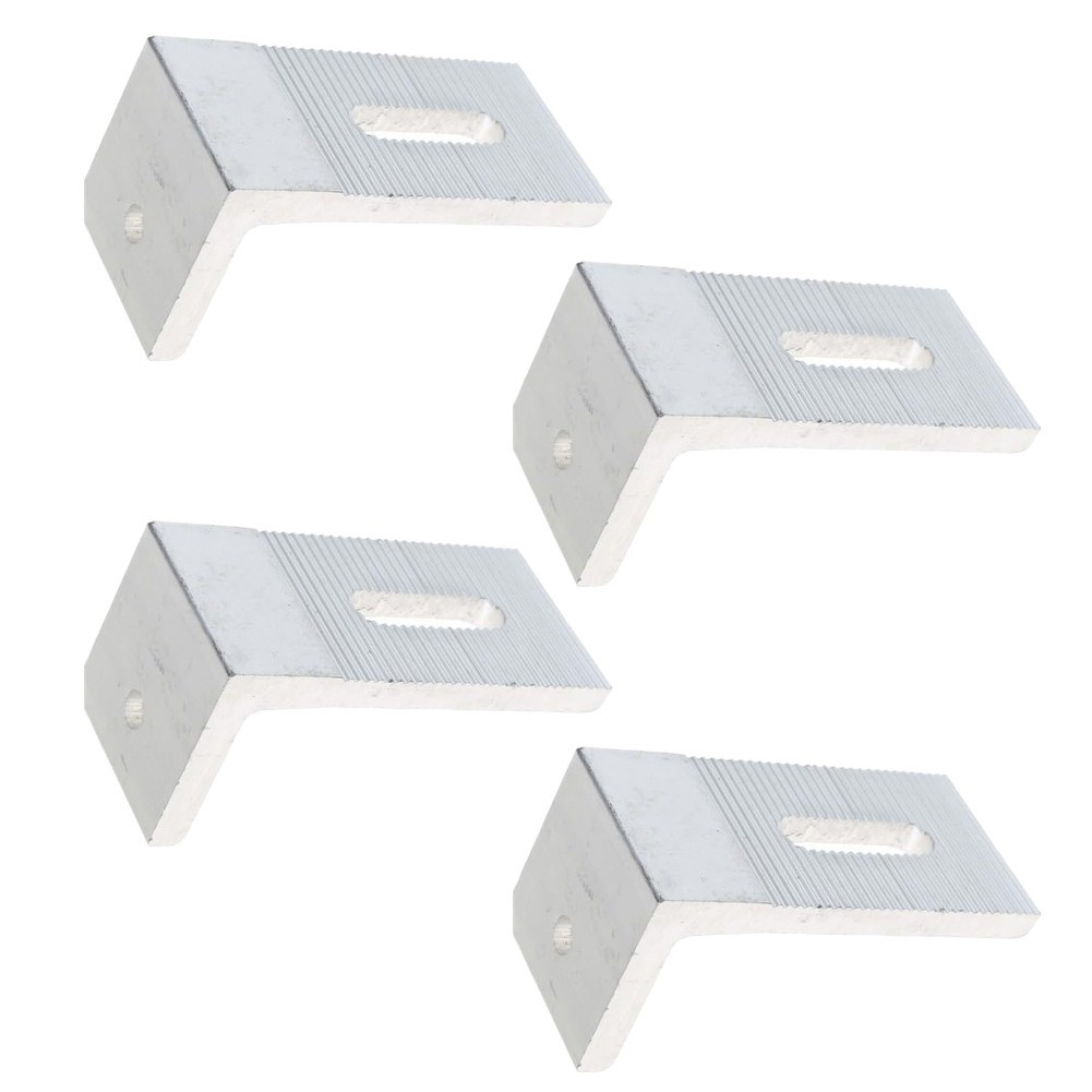 Solar Panel Mounting Brackets L Foot Aluminum Alloy Roofing System Set