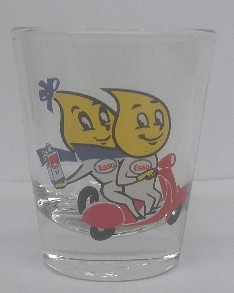 Esso Gasoline Scooter 1½ Shot Glass