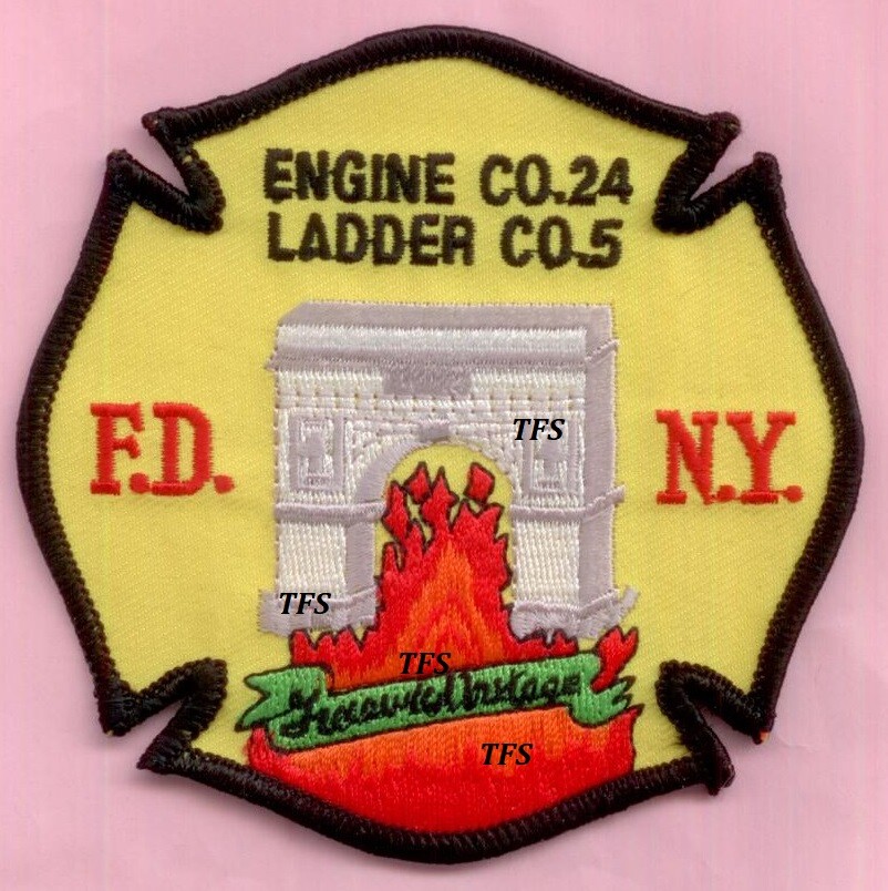 New York City Fire Dept Engine 24 Ladder 5 Patch Greenwich Village