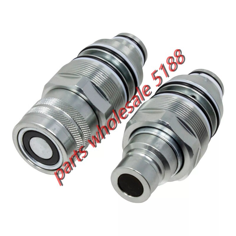Flat Face Coupler Kit 6679837 6680018 Compatible With Bobcat 753 S175 S650