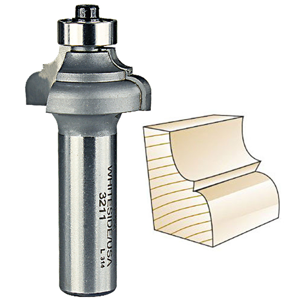 Whiteside Cove & Bead Bit, 1/2 in. SH x 5/32 in. R