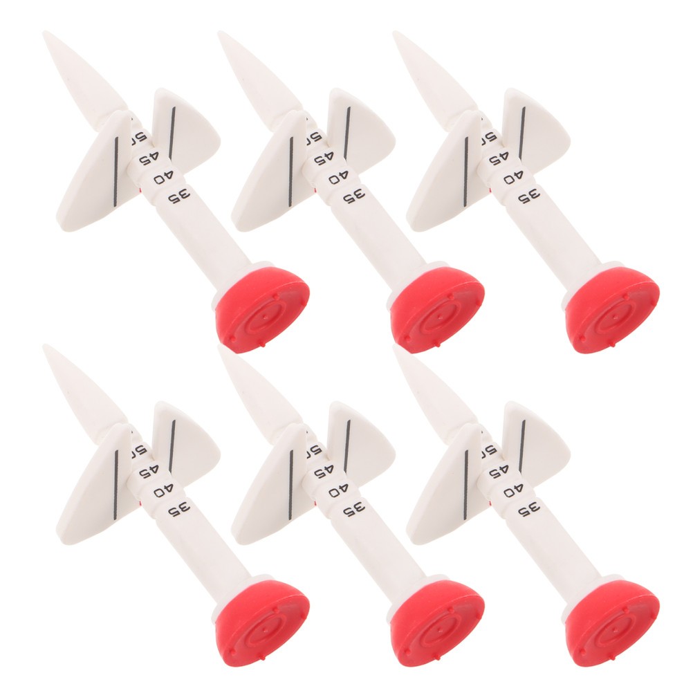 6Pcs Reusable Adjustable Golf Tees Plastic Height Tool for Winter Golf Training
