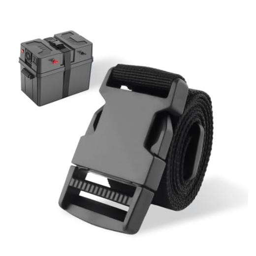 39 Inch Battery Hold Down Strap with Adjustable Buckle,Universal Car Battery