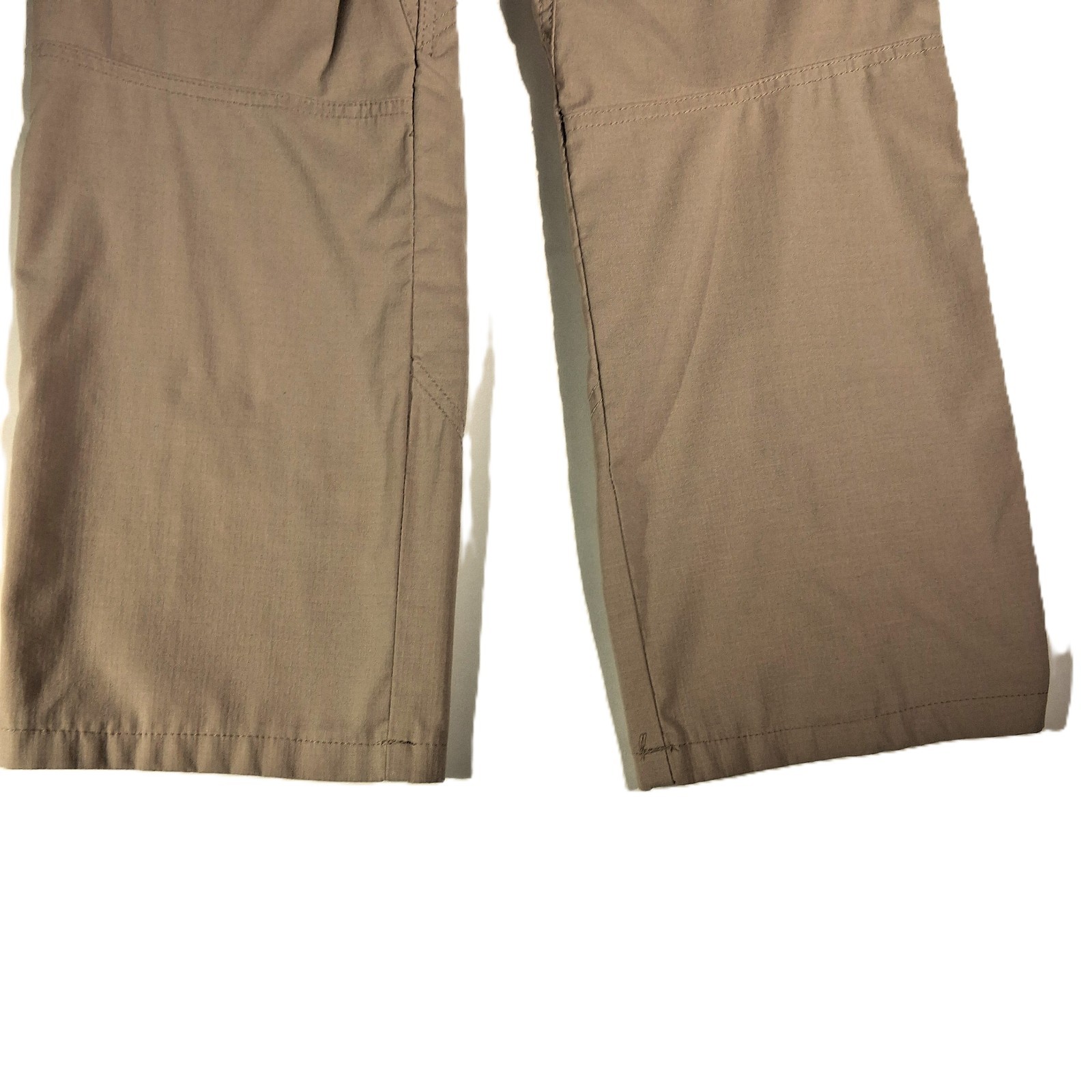 FIRST TACTICAL PANTS wms 8 Tall Defender-124002 Tan Pockets Double Knee EUC