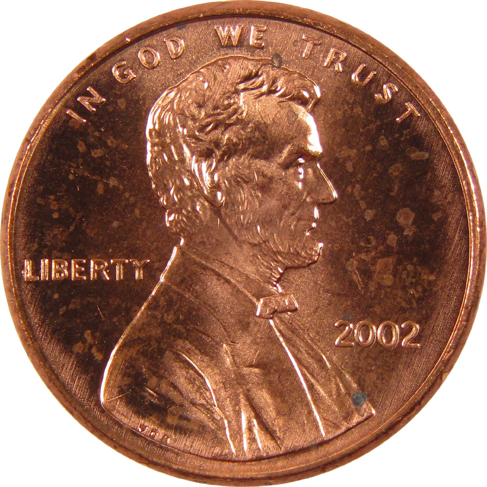 2002 Lincoln Memorial Cent BU Uncirculated Penny 1c Coin