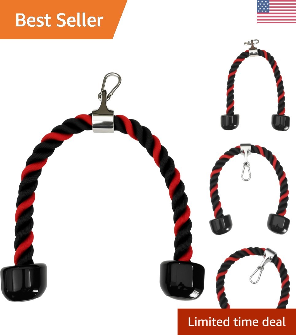 Universal Tricep Rope - Versatile Cable Machine Attachment for All Workouts