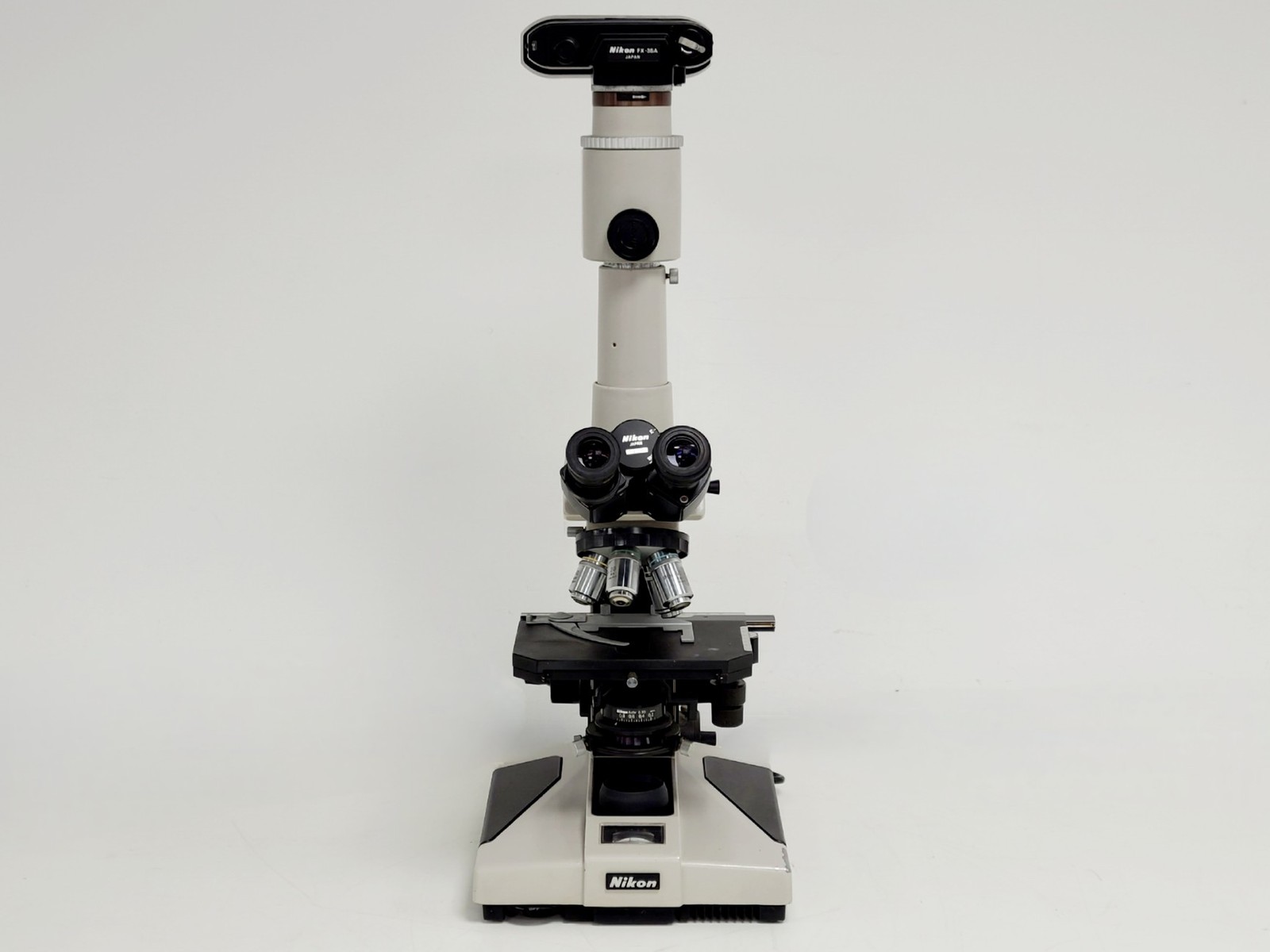 Nikon Optiphot Microscope w/ Microflex HFX-II & FX-35A Attachments