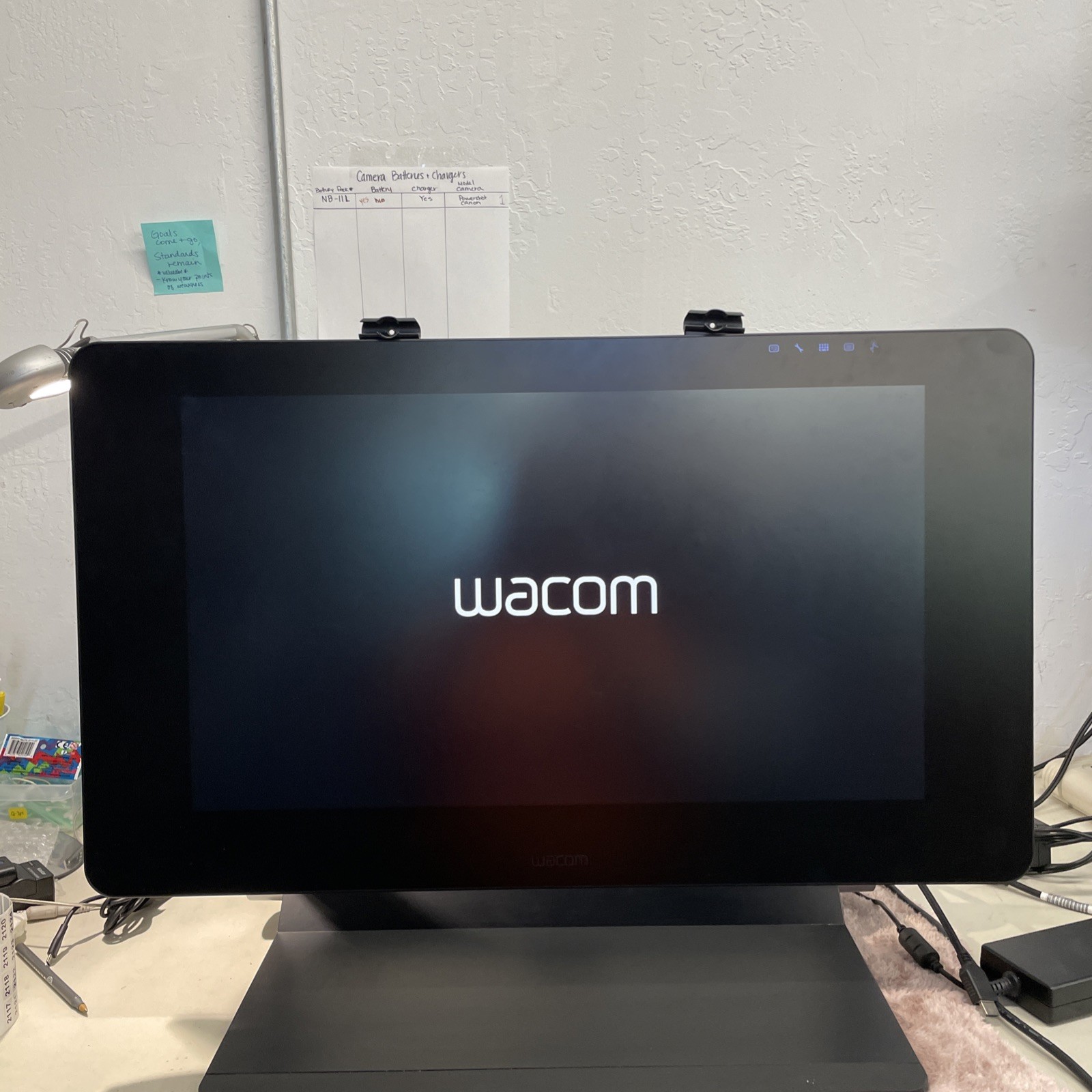 Wacom Cintiq Pro 24 (Model DTH-2420) LCD Drawing Tablet with Stand