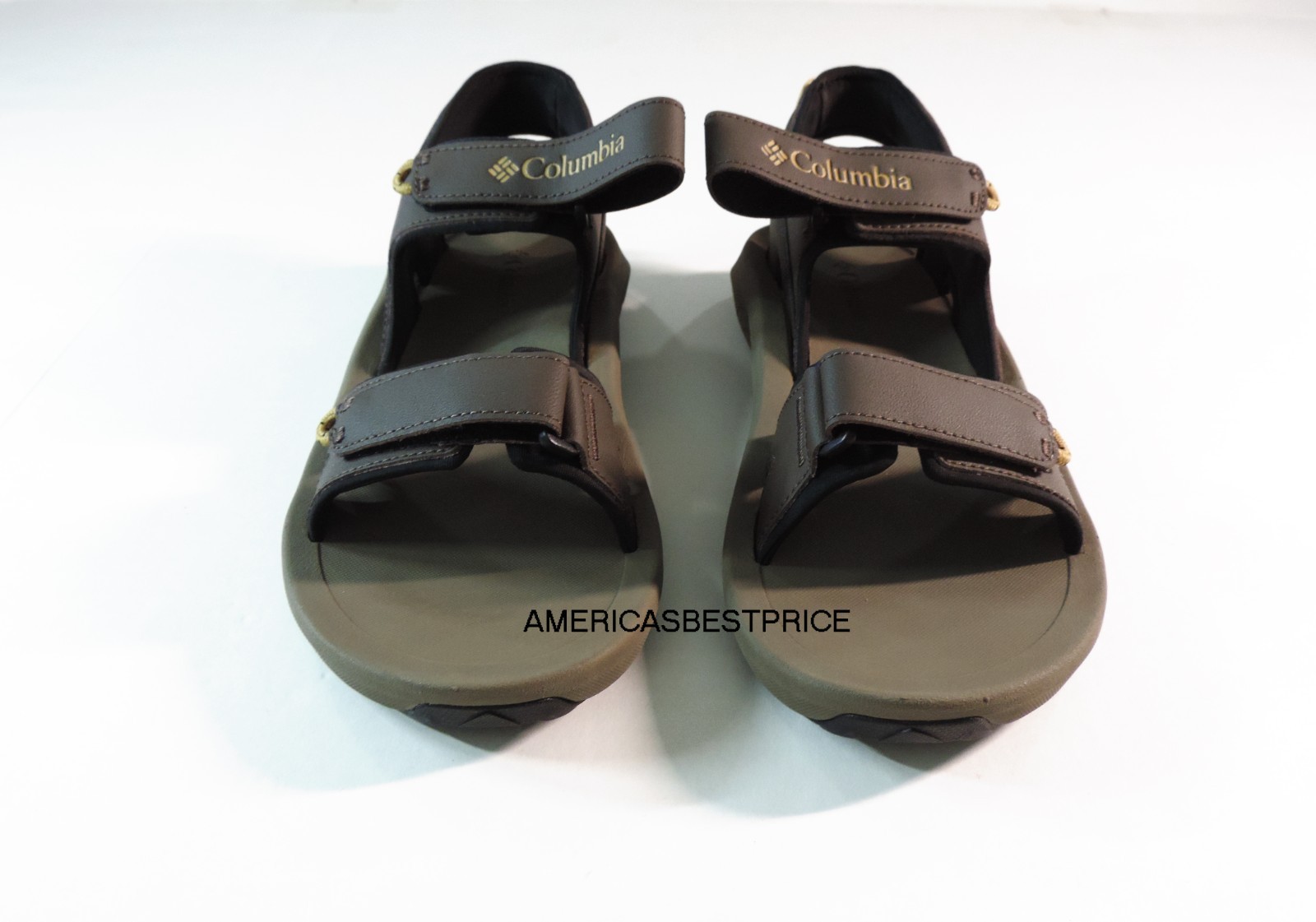 COLUMBIA NEW PORTAGE PASS 2 STRAP SANDAL MEN'S HIKING SANDAL SIZE 11.12 BROWN