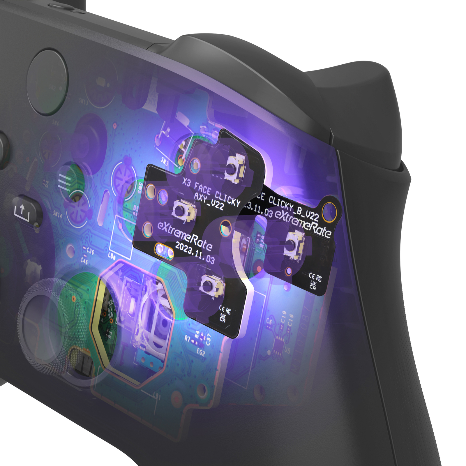 Action Buttons Custom ABXY Keys Mouse Clicky Kit V2 for Xbox Core Controller